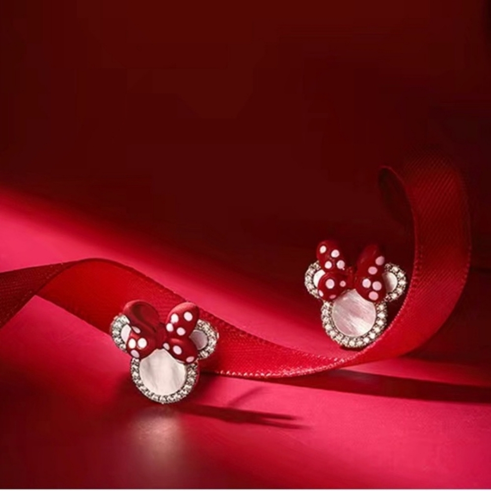 MINNIE MOUSE BLING EARRINGS